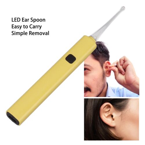 Ear Spoon 6 Ear Spoon Tipps USB Wiederaufladbare Weiße LED Licht Ohrenwachs FAT - Afbeelding 1 van 22