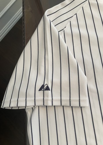Derek Jeter #2 New York Yankees Authentic Majestic On-Field Home Jersey 52/2XL - Picture 6 of 19