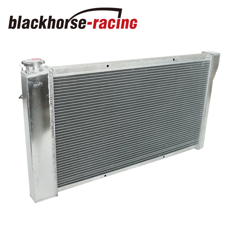 FOR 67-72 CHEVY/GMC C/K10 20 30 PICKUP TRUCK 3ROW RADIATOR+SHROUD+FAN THERMOSTAT - Image 3 of 4