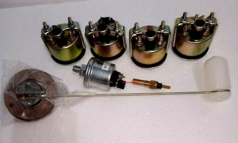 Gauges Kit- 52 Electrical Temp Pressure +Oil +Fuel+ Volt + Senders, Sending unit - Image 2 of 4