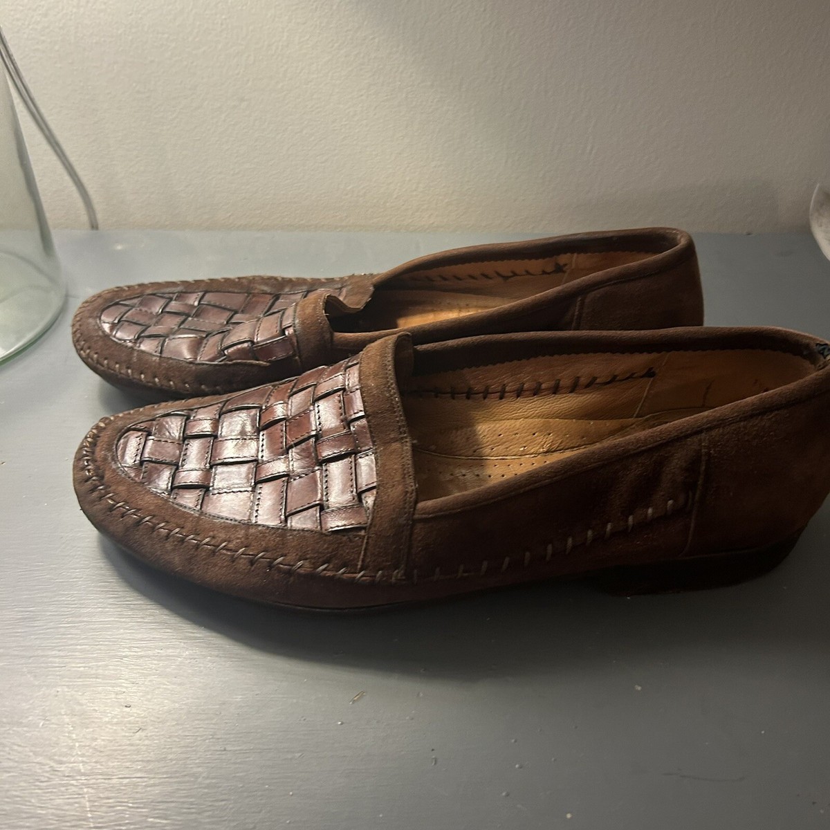 Mercanti Fiorentini Driving Shoes Brown Leather Loafers  display picture 2
