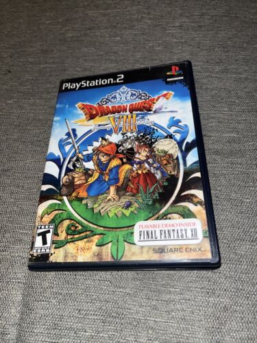Dragon Quest VIII: Journey of the Cursed King Sony PS2 **ÉTUI SEULEMENT** - Photo 1 sur 3