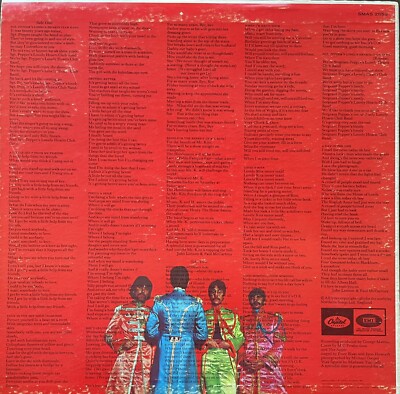 THE BEATLES SGT PEPPER'S 1ST PRESS 1968 CAPITOL SMAS-2653 STEREO