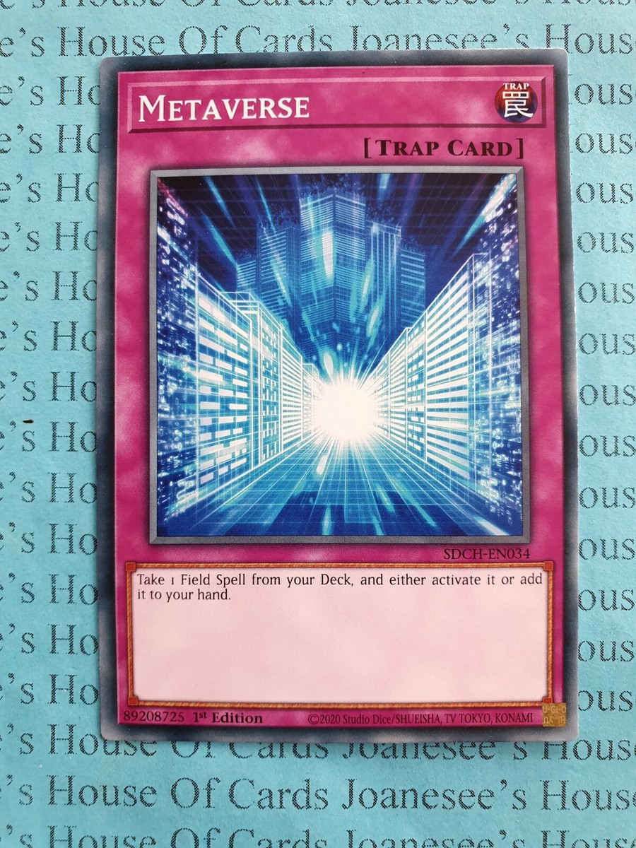 metaverse yugioh card Metaverse SDCH-EN034 Yu-Gi-Oh Card 1st Edition New