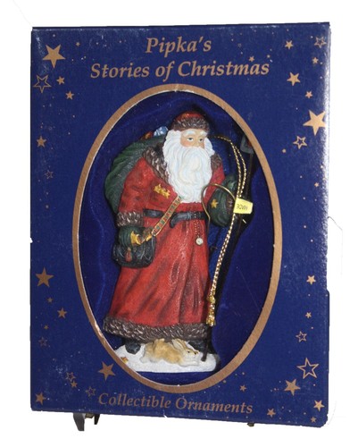 Pipka's Stories of Christmas Collectible Ornament "Star Catcher Santa" 11403 NIB