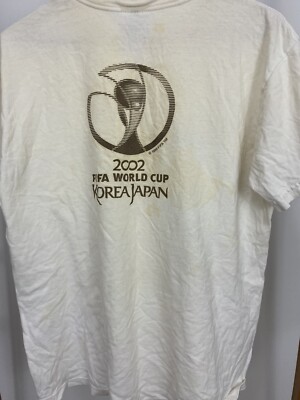 RARE VTG Adidas World Cup 2002 Korea Japan Dragon Shrine T-Shirt