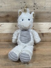 Spark Create Imagine Unicorn Plush 16  White Rattle Crinkle Horse Lrg Animal Toy