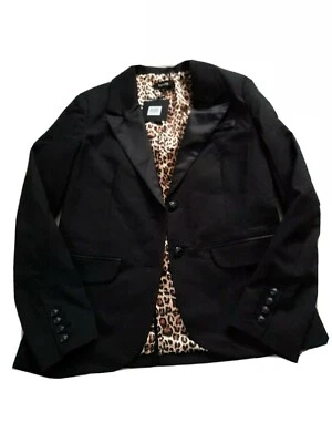 Two Days Damen Blazer Jaket Schwarz Grösse M FF293 - Bild 1 von 4