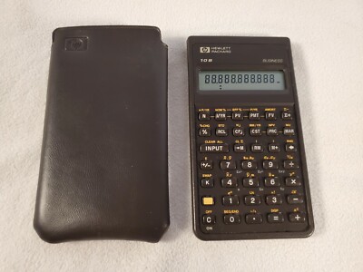 Calculatrice Financière Vintage HP 10B – Hewlett-Packard, état Correct (fonctionne)