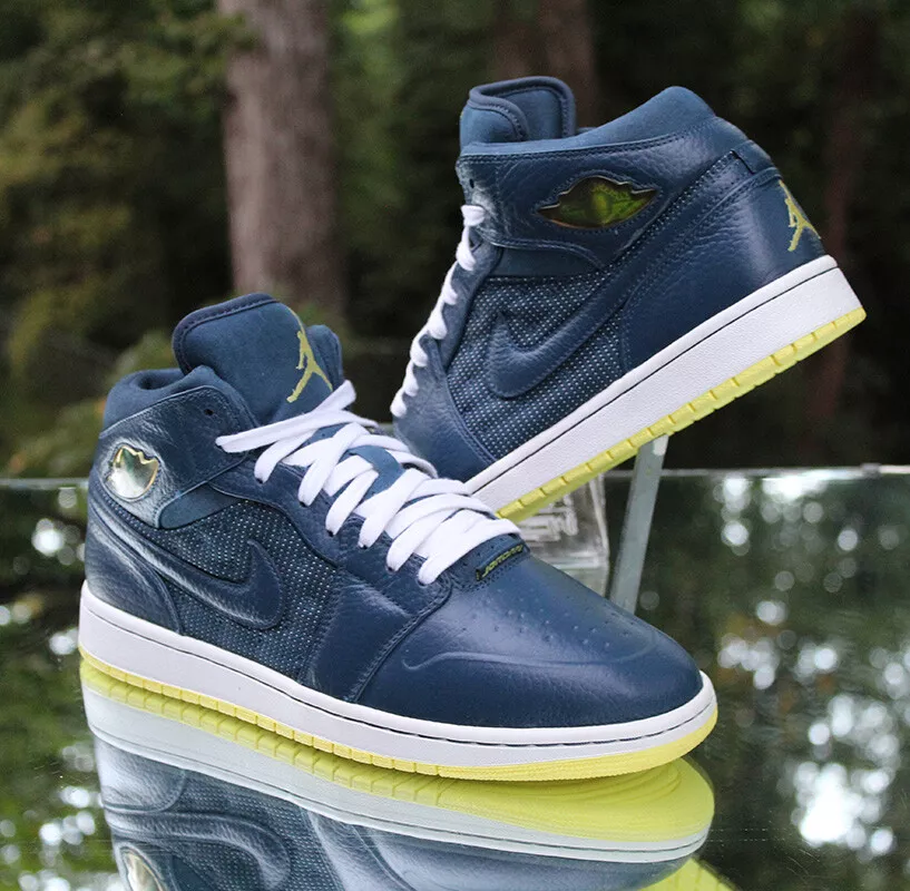 Air jordan 1 blue and shop yellow