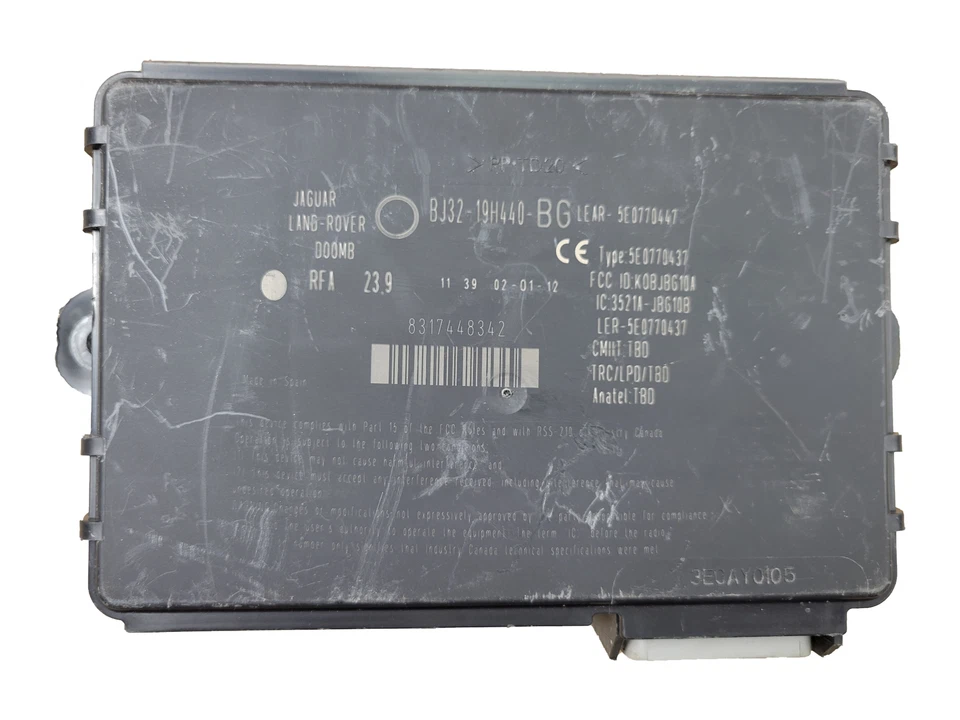 Módulo de control de faros Land Rover Range Rover Evoque 2012-2013 BJ32-19H440 OEM Foto 4 de 4