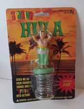 Vintage 2000 SPROING Hula Dancer Car Dashboard Spring Novelty A6