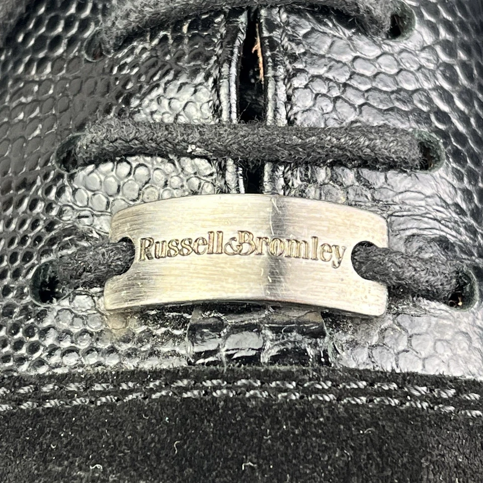 Russell & Bromley Abacrombie Black Multi Lace Up Oxford Shoes Size EU 38 UK 5 - Image 4 of 4