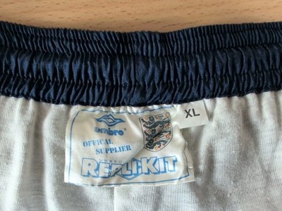 Vintage Umbro England Soccer Track Pants XL Navy Red 3 Lions 90s