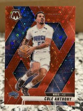 2024-25 Mosaic-Cole Anthony #92 Fastbreak Red Disco Prizm #/99 Magic