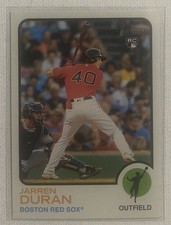2022 Topps Heritage Baseball Jarren Duran Rookie RC Card #211 Red Sox. rookie card picture