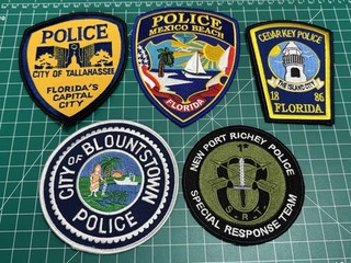 Florida Police Patch Lot of 5