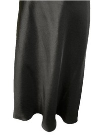 ANN TAYLOR LBD black Silk Strapless removable Corset full Cocktail Dress 2 NWT
