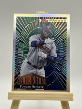 Yordan Alvarez Topps 2022 Finest Cornerstones Refractor Insert #94FC-YA Astros