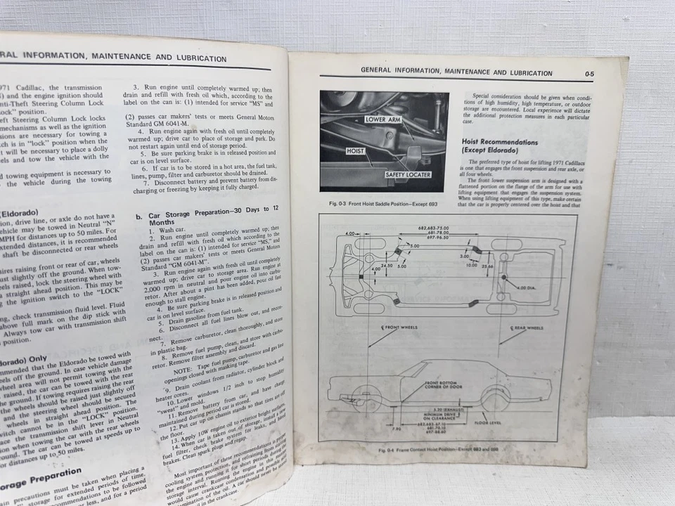 Cadillac Calais DeVille Fleetwood Eldorado 1971 manual de servicio/tienda original Foto 3 de 4