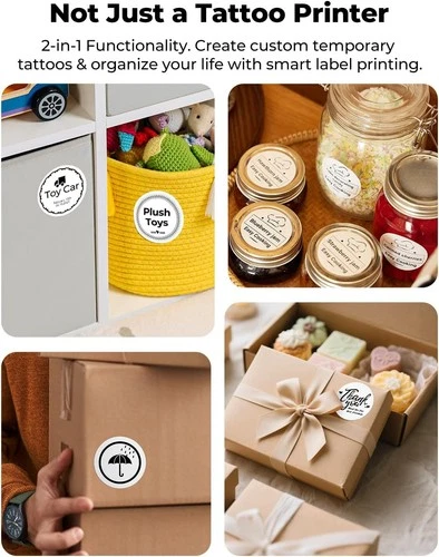 MUNBYN 2-Inch Mini Portable Thermal Tattoo Stencil Printer image 10