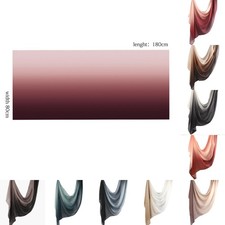 Women's Gradient color Hijabs Scarf Muslim Shawls Headwrap Rayon Turban Bandana