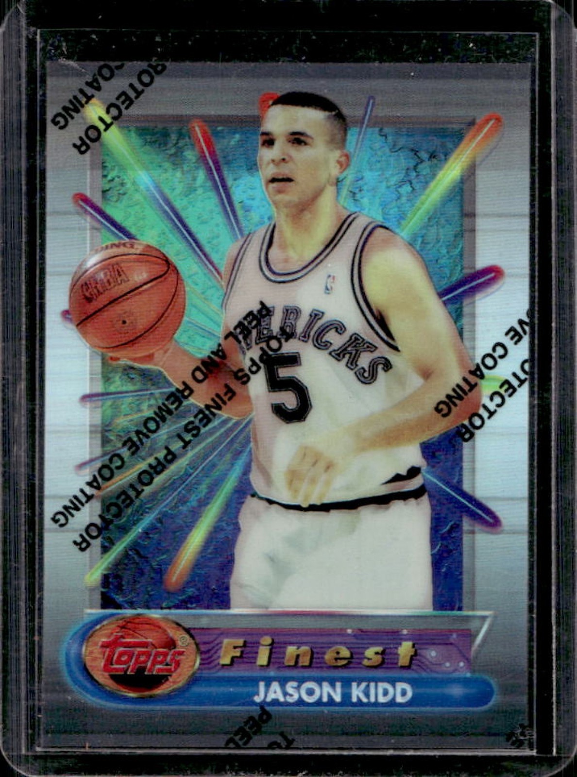 1994-95 Topps Finest Jason Kidd Refractor Rookie RC #286 Mavericks