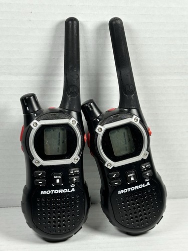 2 Motorola Talkabout EM1000R Walkie-Talkies Working - Zdjęcie 10 z 13