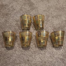 VTG Green Prado CULVER Signed Barware MCM 22k...