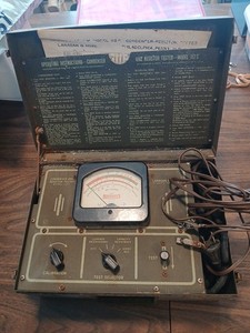 Flanagan & Hoke Condenser-Resister Tester Vintage Untested For Parts Or Display