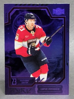 2025-26 Metal Universe Purple Spectrum FX #52 Carter Verhaeghe 5/199
