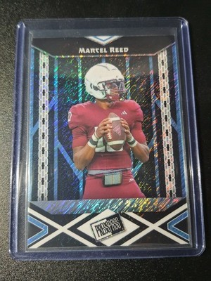 Marcel Reed - Leaf Press Pass 2024 - Texas A&M Aggies - Blue Shimmer - /20