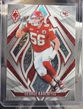 2024 Phoenix George Karlaftis WHITE SHIMMER PRIZM REWARDS EXCLUSIVE SSP #62 🔥