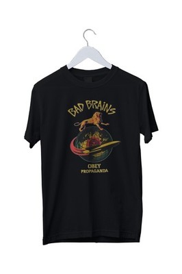 Neu OBEY Bad Brains Grafikdruck Unisex T-Shirt Herren S M L XL 2 3 4 XL  