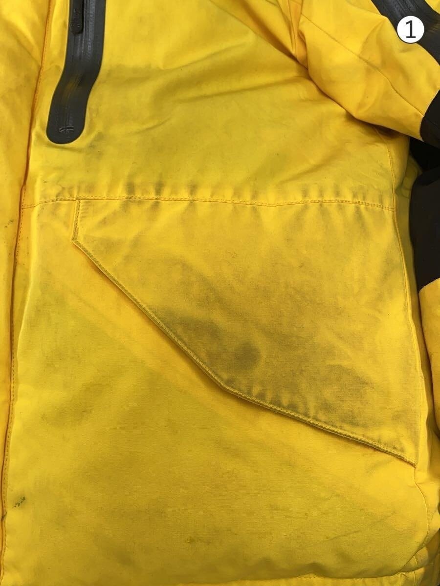 Schott Down Jacket Yellow Polyester Size M - image 4