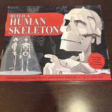 Build A Human Skeleton Kit  Everything To Make 4 Foot Model + Body Book New Read