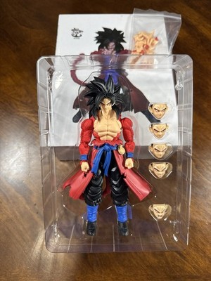 SH Figuarts Dragon Ball Z Kong Studios Xeno Goku SSJ4 Red Fur K09