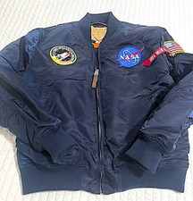 Alpha Industries NASA 100th Space Shuttle Mission Bomber Jacket - UK Size XXXL