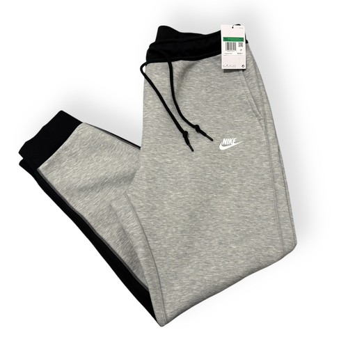Nike Tech Fleece Joggers Men's Grey Heather Black Size XL FB8002-064 New
