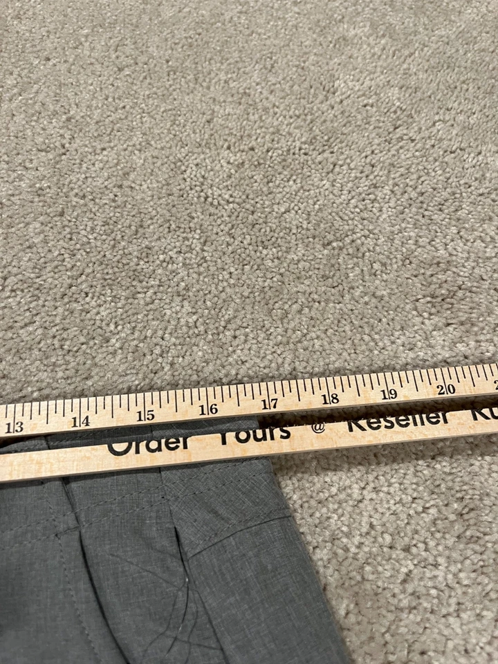 Volcom Shorts Mens 32 Gray Kerosene Hybrid 4 Way Stretch 5 Pocket Performance - Image 4 of 4