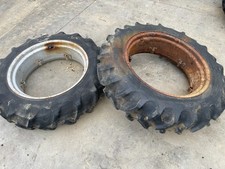 Ford 2n Tractor 11.2-28 Rear Tires Rims