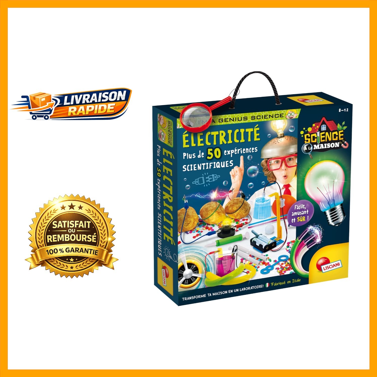Kit d'expériences électriques jeu éducatif de science I'm A Genius