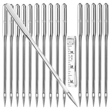 90 Pcs Sewing Machine Needles Universal Sizes 90/14 100/16 110/18 Heavy Duty ...