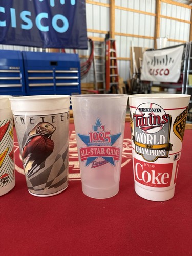 Vintage Sammeltasse Lot - Sport Zwillinge Baseball Rocketeer Vintage Retro Tassen - Bild 3 von 4