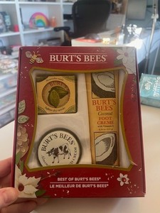 "Best of Burt's Bees" Gift Box,  Hand Cream / Cuticle Cream / Foot Cream, NIB