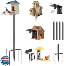 Proerr 79In Smart Bird Feeder Pole Mount Kit,Adjustable Bird Hous