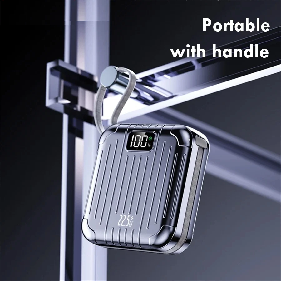 Powerbank 10000mAh – Kompakt & Leistungsstark | 4 Anschlüsse | USB-C In/Out | - Bild 3 von 4