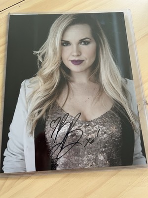 Briana Buckmaster Signed 10x8 Photo With Authentication. Supernatural 
