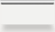 Robern VM36H2D21FS Cartesian 36" Single Wall Mounted Vanity - White