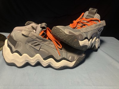 Exhibit B Women s Adidas PE Sneakers: Grey And Orange Size 7